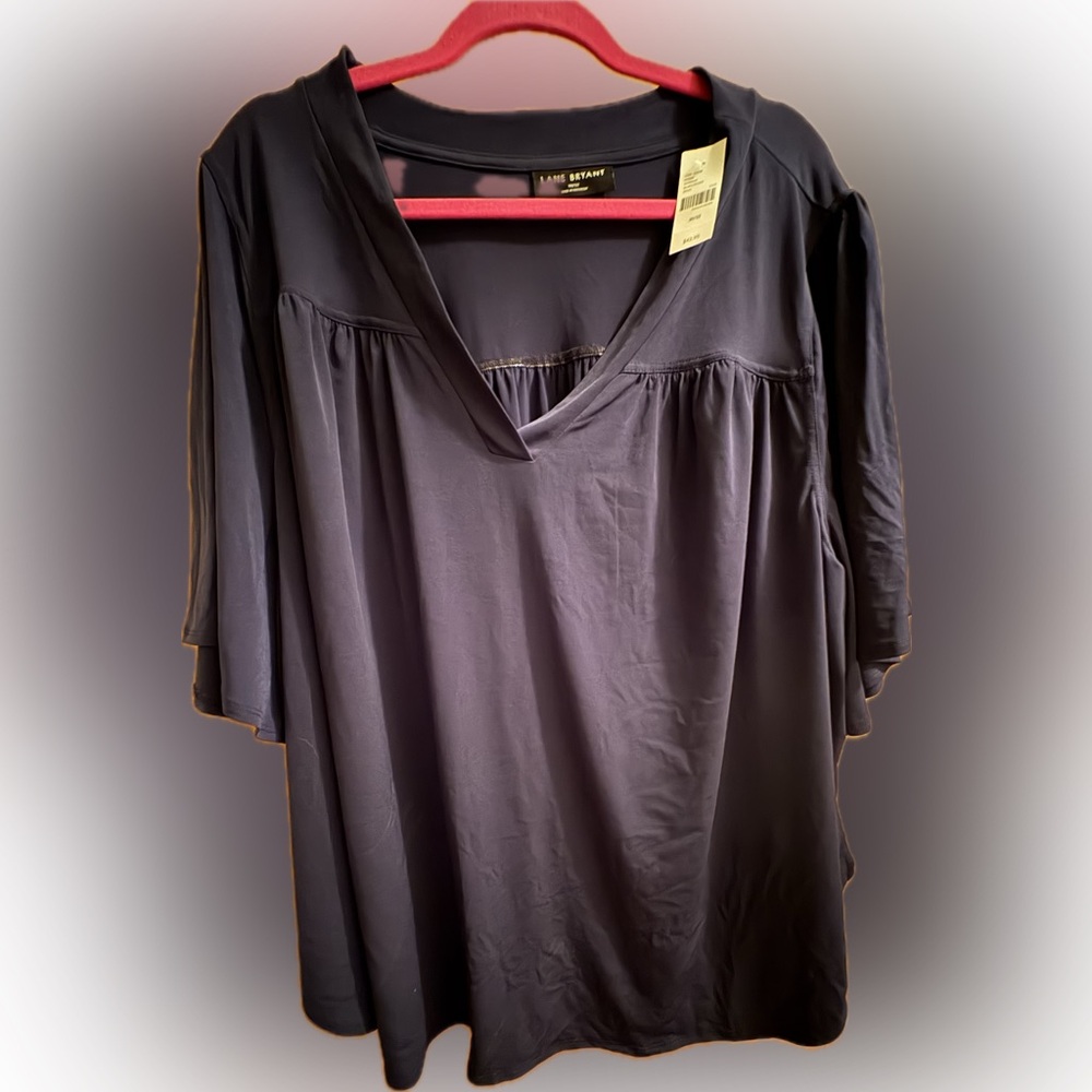 Lane Bryant Deep Blue Blouse